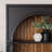 Black solid wood bookcase (Set of 3)