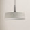 Melva Single Light Linen Steel Dimmable LED Pendant