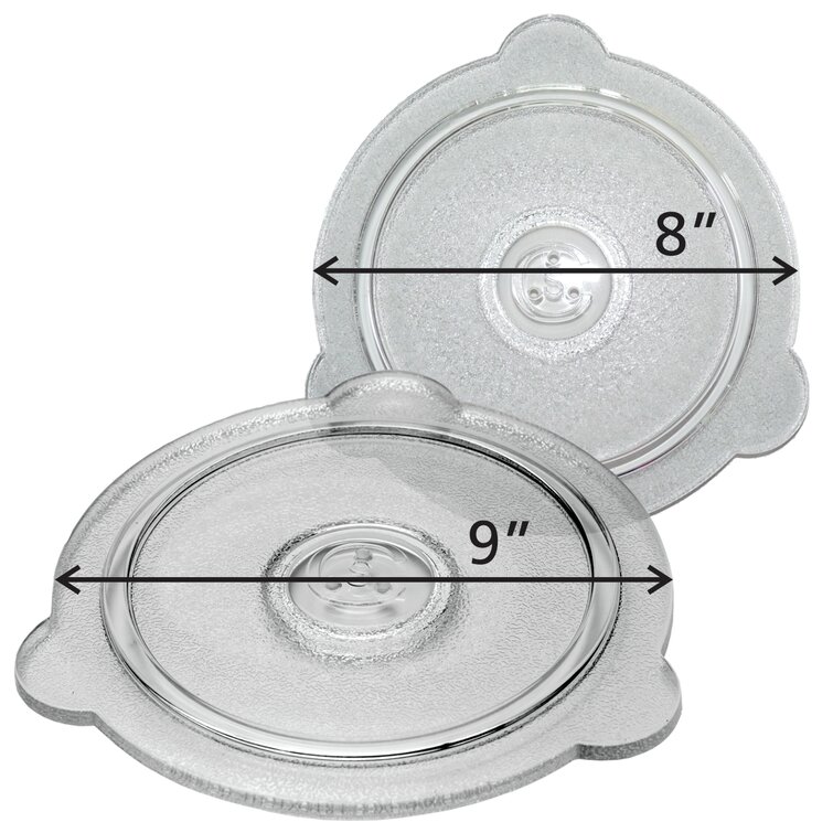 Cuchina Safe 2-Piece Vented Glass Microwave Safe Lids and Bowl Covers Set;  Perfe