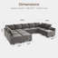 Kandle Velvet Upholstered Chaise Sectional-1637110894
