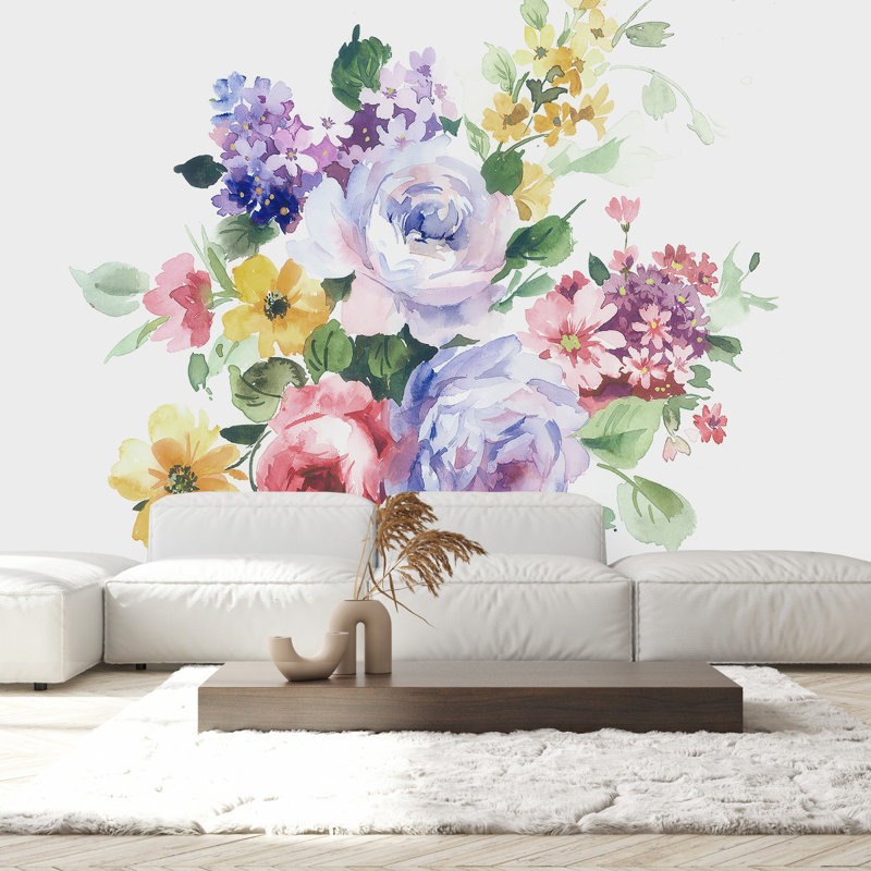 Panneau mural Bouquet L 8,33 pi x l 100 po, L 8,33 pi x l 100 po