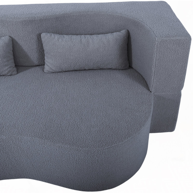 Canapé-lit convertible Teddy, Gris