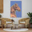 «Horse Portrait Abstract Contemporary Horse», art mural-129146924