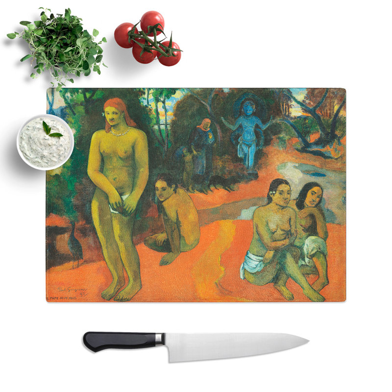 Delectable Waters by Paul Gauguin Chopping Board, 0.4cm H x 28.5cm W x 39cm L