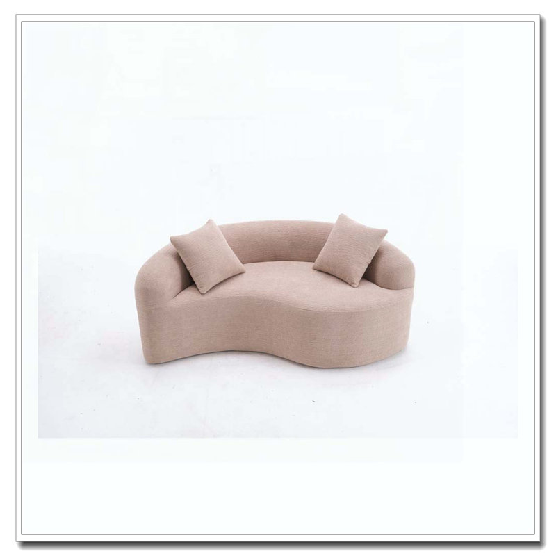 Canapé modulaire courbé, Beige