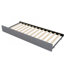 Lit de jour simple rembourré avec repose-pieds de rangement, tablettes, lit gigogne, charge USB et lumière DEL-404604520-404604521