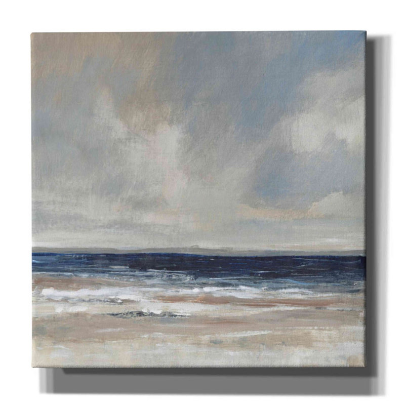 «Distant Land II» par Tim O'toole, art mural sur toile, H 26 po x l 26 po x P 1,5 po