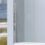 800mm W x 1500mm H Semi-Frameless Tub Door with Clear Glass