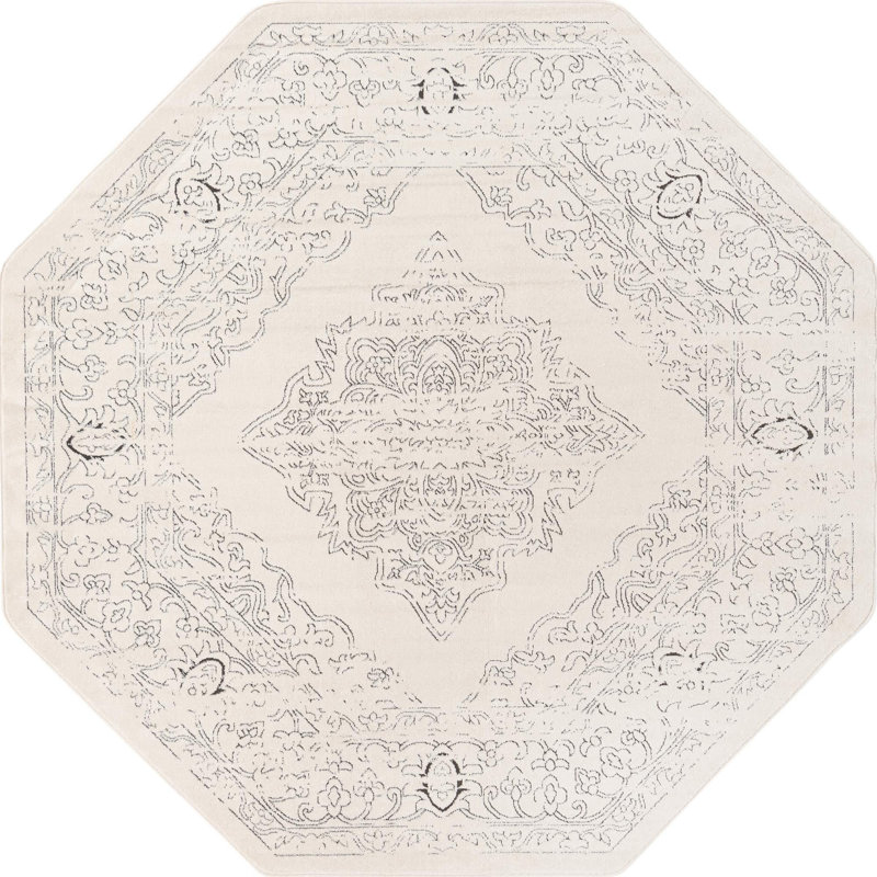 Alresford Oriental Indoor Rug, Octagon 7'10" x 7'10"