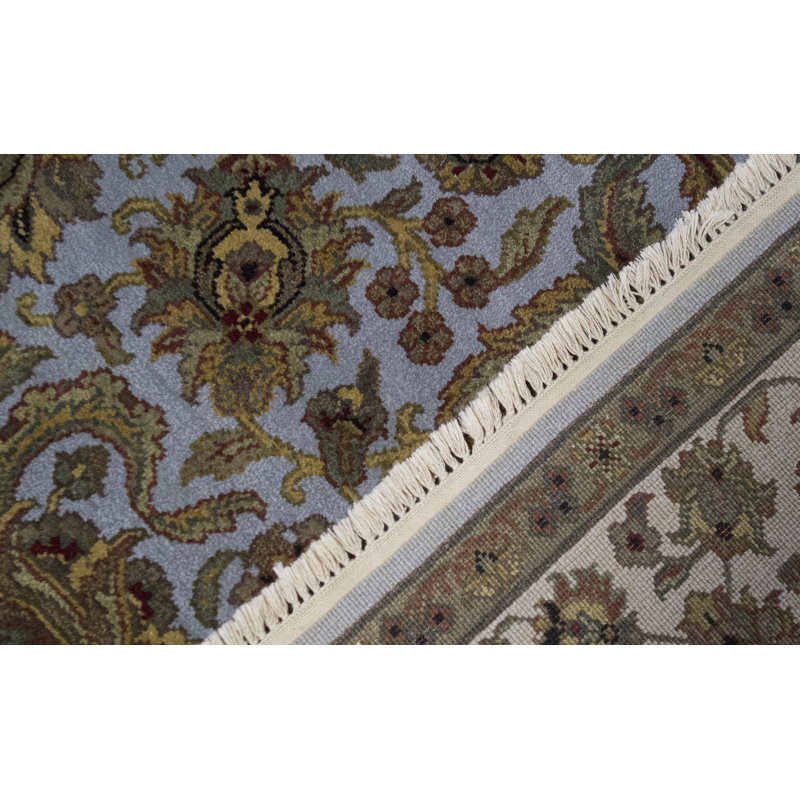 Tapis brun de haute qualité noué à la main Trinity