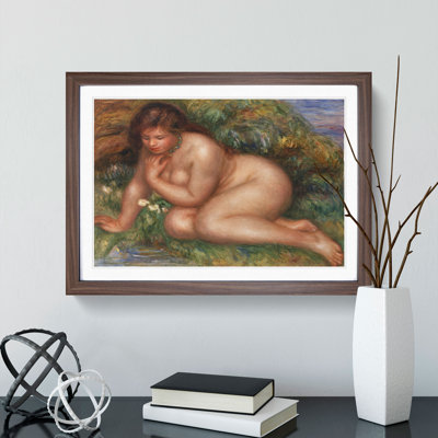 Bather Gazing by Pierre-Auguste Renoir - Picture Frame Painting