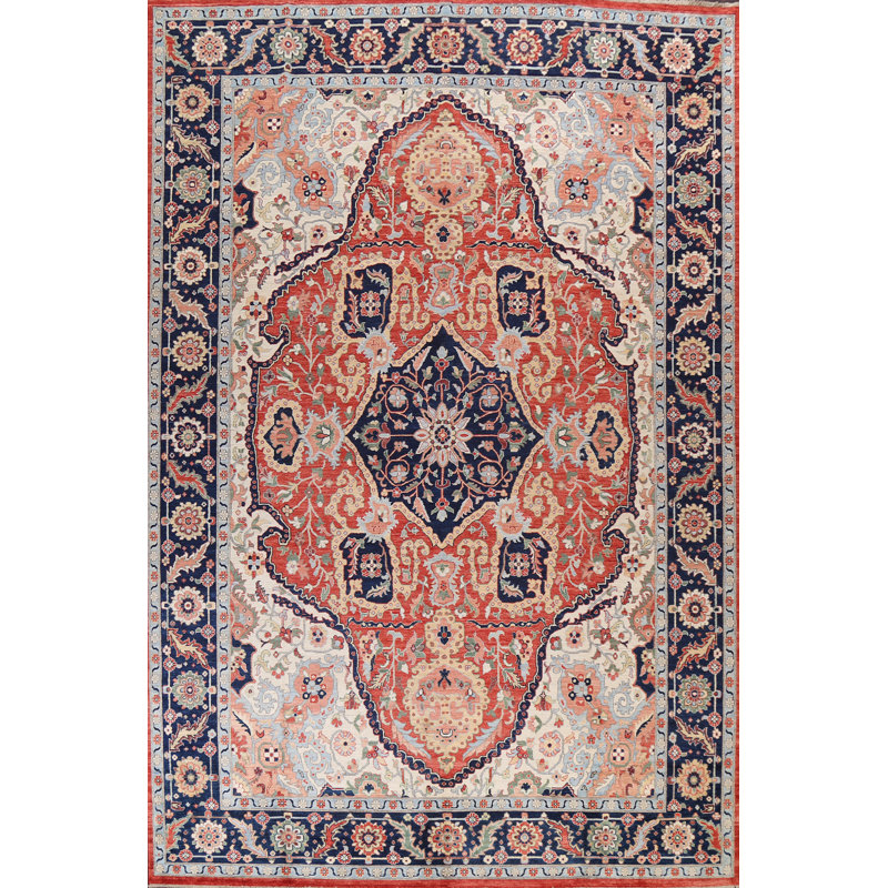 One-of-a-Kind 9'11" X 13'9" Wool Area Rug in Red