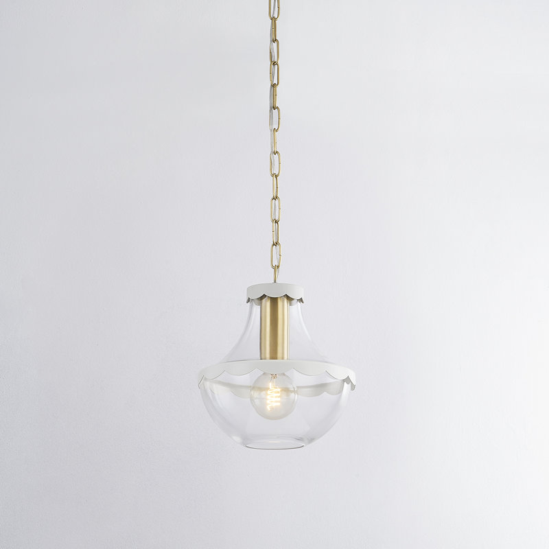 Alaina 1 Light Pendant, 12.25" H x 10.5" W