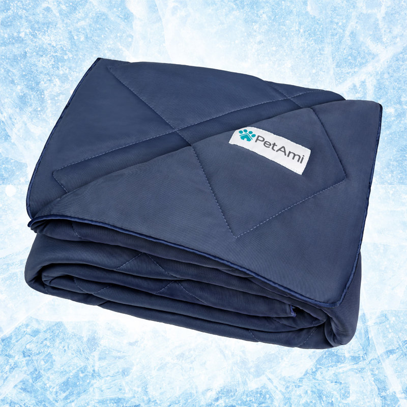 PET - B3022C Nylon rafraîchissant, Bleu cendré, 60 po x 40 po
