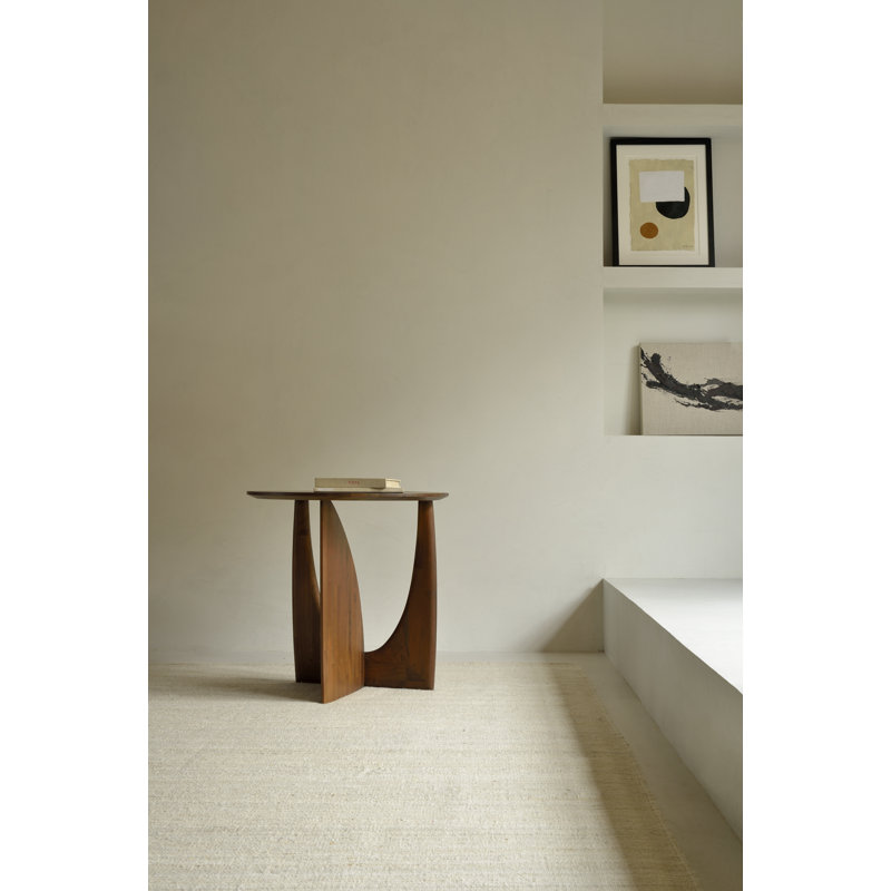 Essentials Wool Area Rug in Beige, Rectangle 6'6.5" x 9'10"