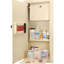 Coffre-fort mural beige à ouverture gauche de 0,82 pi³ - Module biométrique et matériel de montage inclus - Construction robuste pour une utilisation à long terme