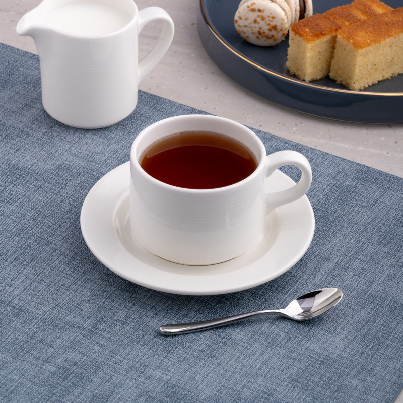 Tasse à thé empilable en porcelaine ORBA Premium, 6 oz