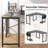 Pinank L-Shaped Computer Desk