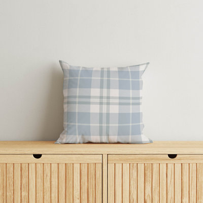 Tartan Block Throw Pillow