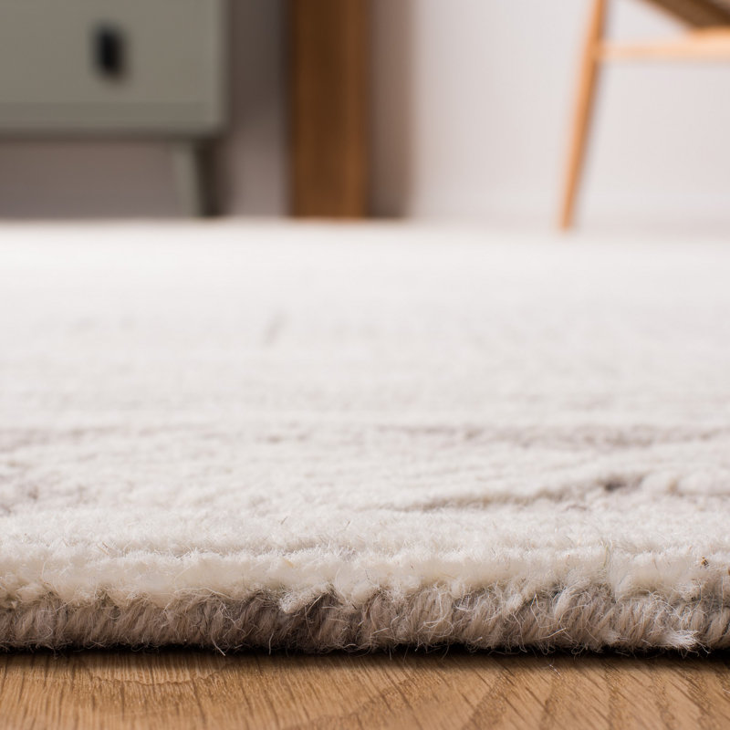Dibble Hand Tufted Wool Rug, Rectangle 4' x 6'