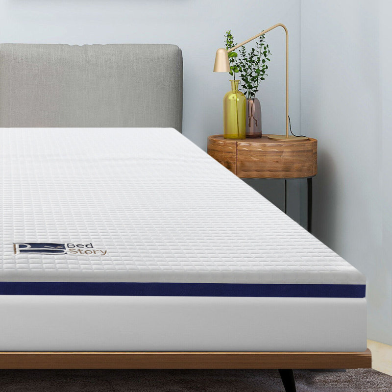5cm Gel Memory Foam Mattress Topper, European Kingsize (160 x 200cm)