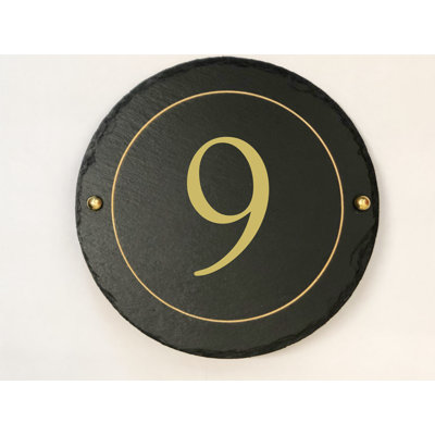 Easingwold 24cm H Stone House Number