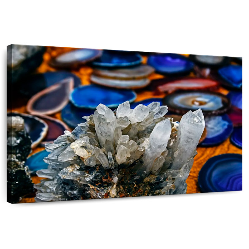 Alvord Mineral Crystals, 16" H x 24" W