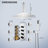 3-Fuction 12" Ceiling-Mount Thermostatic Rainfall Shower System with 6 Body Jets and Rough-in Valve-105525176