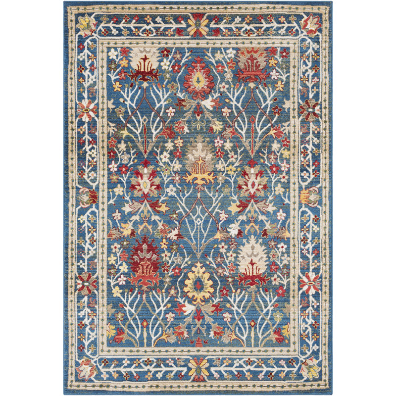 Hasrat Floral Indoor Rug, Rectangle 2' x 2'11"