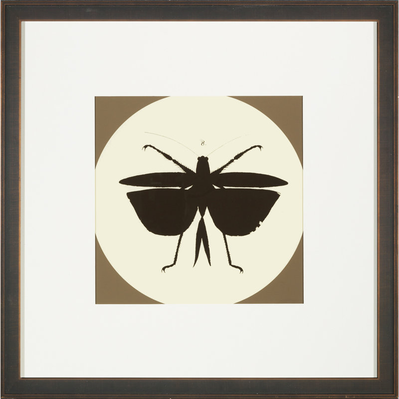 "Insect Silhouette II", impression encadrée
