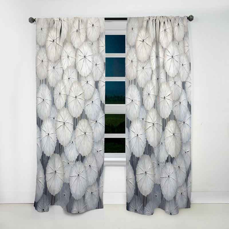 Keesey Beige And Gold Minimalism River Mountain Wonders - Traditional Velvet Curtain - 1 panel, 52" W x 63" L