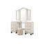 Ensemble coiffeuse avec tabouret et miroir Rausch-81931901