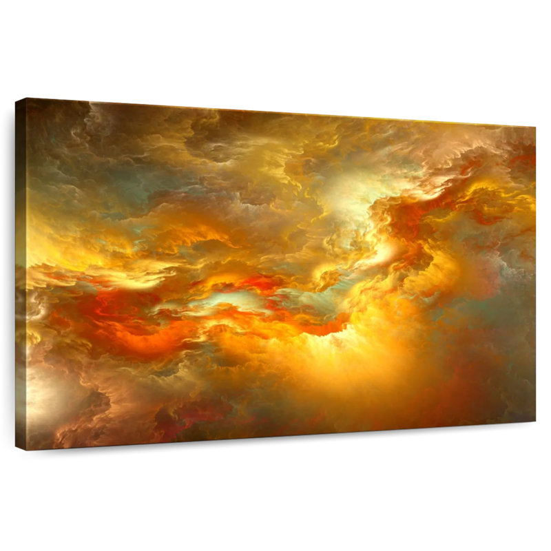 Avery Sunset Glow Abstract, H 8 po x l 12 po