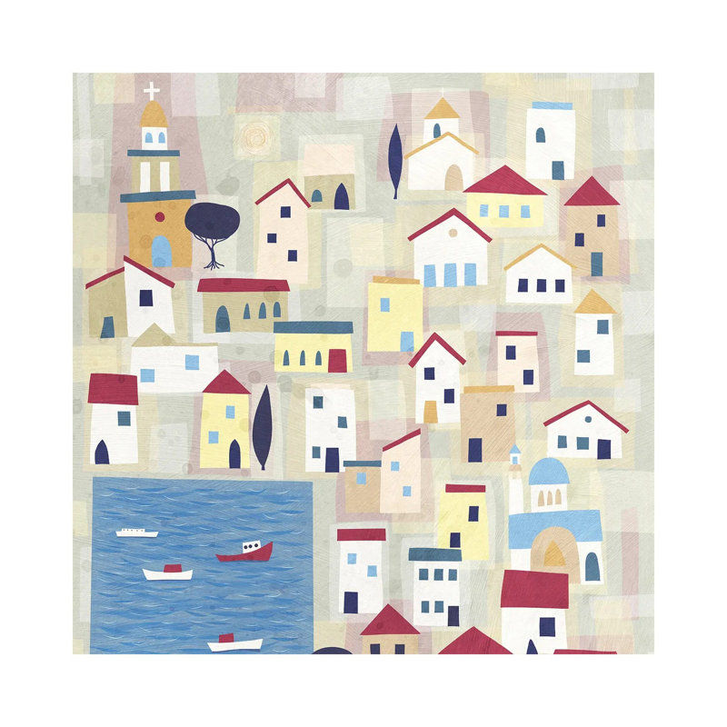 Halki by Nic Squirrell - Wrapped Canvas Gallery-Wrapped Canvas Giclée, 93.98 cm H x 93.98 cm W x 3.175 cm D