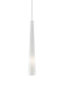 Large / White / Satin Nickel / 50W Halogen