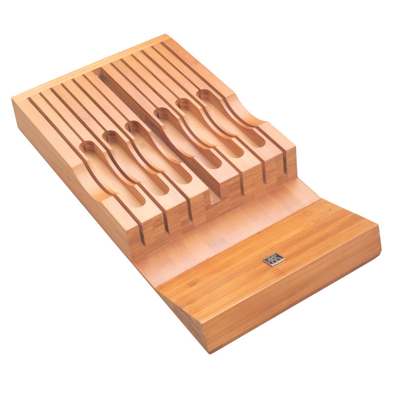 Rangement à couteaux, bambou