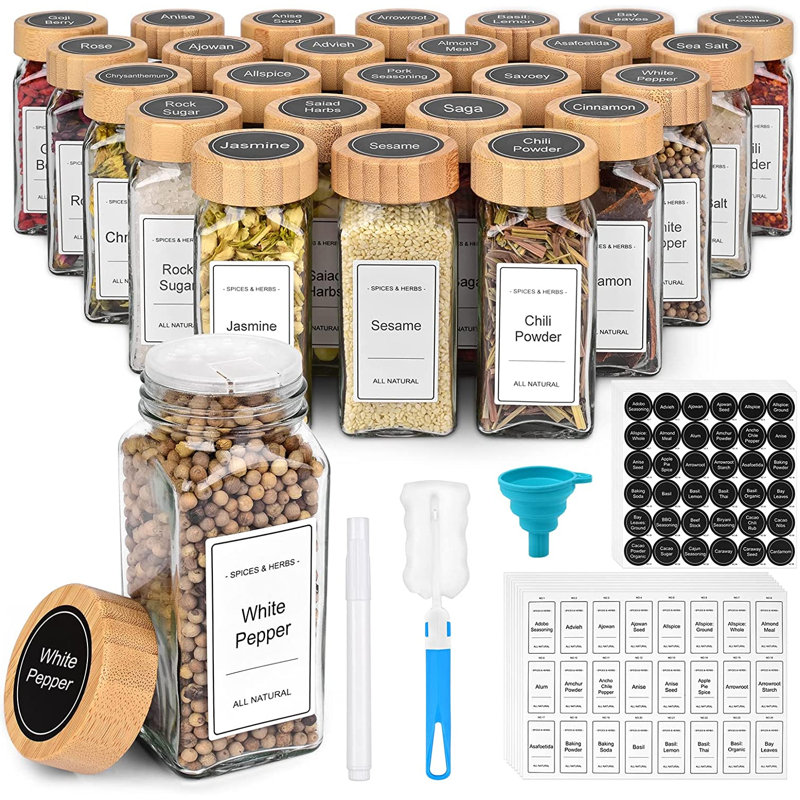 Ensemble de 24 pots à épices