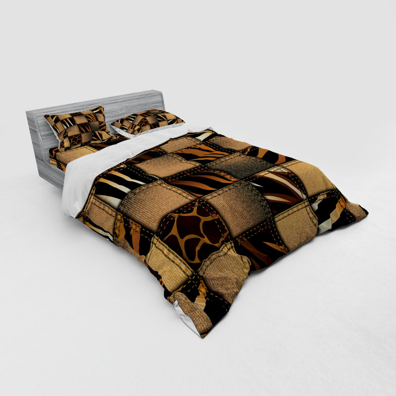 Ensemble de housse de couette Safari Safari, Housse de couette grand + 3 pièces supplémentair