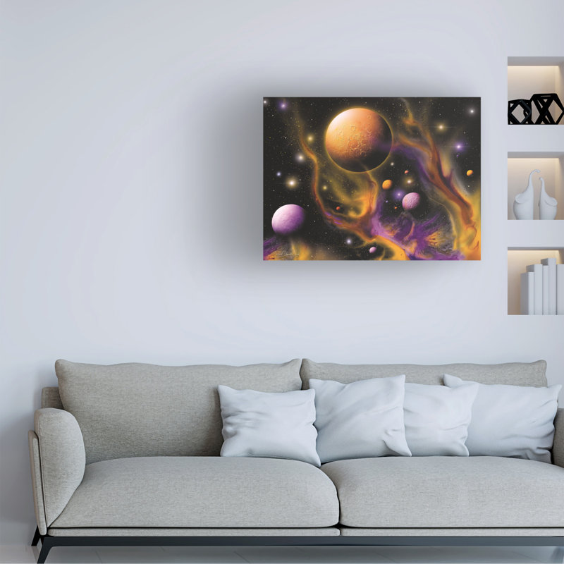 Michael David Ward Autumn Clouds Canvas Art, 35" H x 47" W