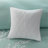 Oversized Cotton Jacquard Comforter Set Aqua King-119237136