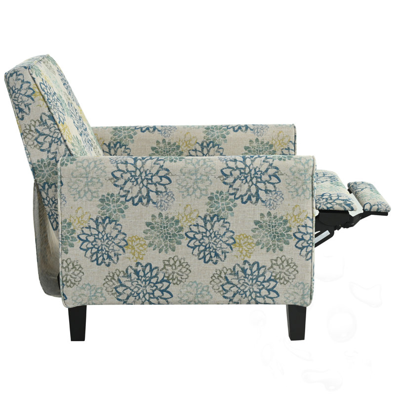 Fauteuil inclinable rembourré réglable avec repose-pieds extensible