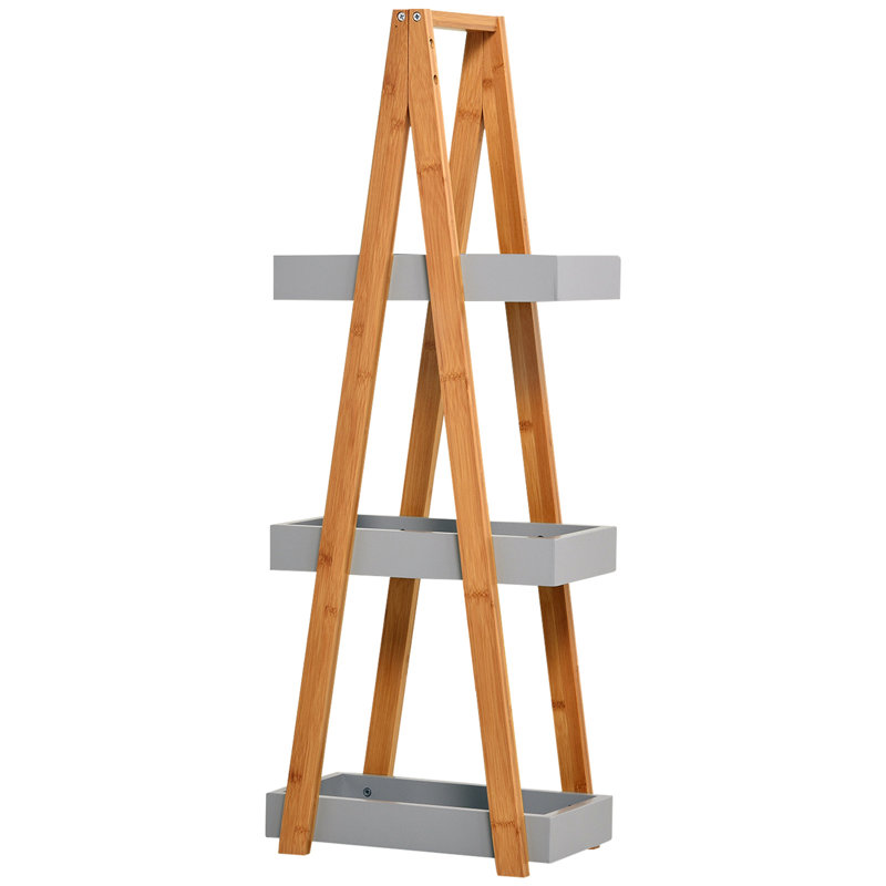 Lovica Freestanding Bamboo Shower Caddy