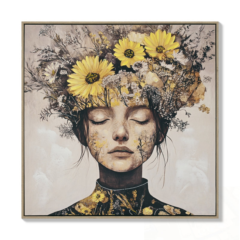 «Beauty Lady», œuvre d'art sur toile