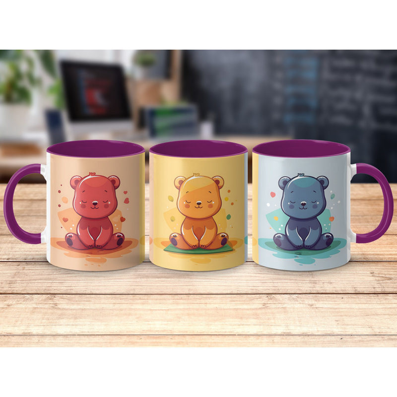 Ceramic Coffee Mug, Purple