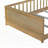 Twin size Floor Platform Bed with Built-in Book Rack-616654030