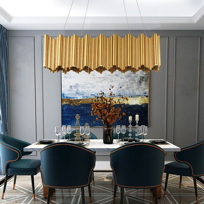 Mateyka 18 - Light Square/Rectangle Chandelier