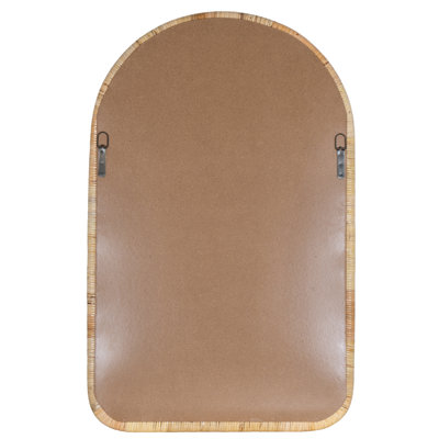 Izel Raffia Arch Mirror