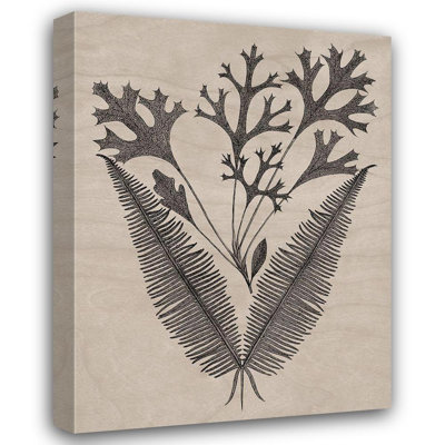 Red Barrel Studio® Vision Studio Gallery Wrapped Canvas Art Titled: Eloquent Leaves IV