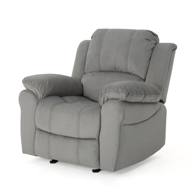Fauteuil inclinable manuel oscillant standard de 38,5 po Penovich, Gris