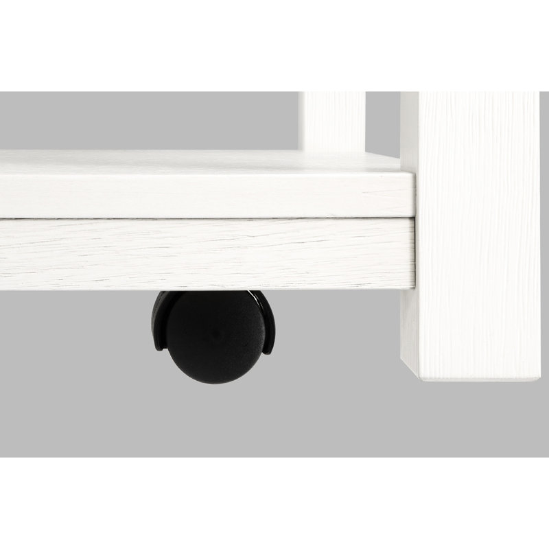Table basse contemporaine contemporaine brun et blanc